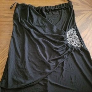 Libian Tube top with beaded accent